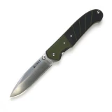 Columbia River Ignitor Spring Assisted Knife, Black/Green G10 Handle, Fire Safe, Plain