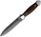 Buck N Bear Walnut Dagger with Leather Sheath