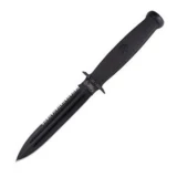 SOG Specialty Knives Fusion Fixation Dagger Knife with Black ComboEdge