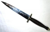 Egginton Brothers Commando Dagger Etched Blade Rosewood