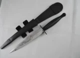 Sheffield Knives Commando Dagger Polished Blade Deep Etch