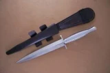 Sheffield Knives Commando Dagger Polished w/ Nickel Handle