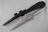 Sheffield Knives Commando Dagger Polish Blade Plated Hand with Sheath