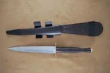 Sheffield Knives Commando Dagger Polished w/ Rosewood
