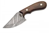 BucknBear Wild Skinner, 3.25" Damascus Blade, Walnut Handle - BNB134660