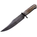 Buck N Bear King's Stag Bowie with Damascus Blade BNB123213