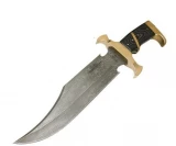 United Cutlery Gil Hibben 2011 Gold & Damascus Eclipse Bowie