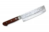 Kanetsune USUBA 6.3'' Mahogany Wood Damascus Style Blades with a Core