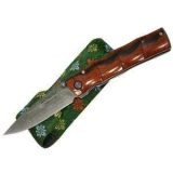 Mcusta Take Folder with Cocobolo Wood Handle and Nishijin Pouch