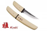 Kanetsune Miyabi KB103 Fixed Blade Knife with Wooden Sheath