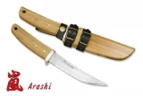 Kanetsune Arashi Fixed Blade Knife with Sheath