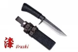 Kanetsune Urushi KB203 Fixed Blade Knife with Wooden Sheath