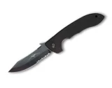 Emerson Knives Super Black Combo Blade W/Wave Folder