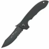 Emerson Knives CQC-8 Banana Single Blade Knife w/Wave Black Combo Edge