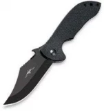 Emerson Knives CQC-16 Wave Pocket Knife with Satin Plain Edge Blade an
