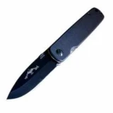 Emerson Knives Gentleman Folder A-100 Black Plain Edge Single Blade Po