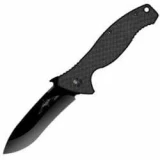Emerson Knives Emerson UTCOM Black Plain Edge Pocket Knife with G10 Ha