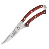 Ergo Chef Crimson Kitchen Poultry Shears - Red G10 Handle