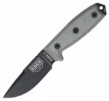 ESEE Knives ESEE-3P-MB Fixed Blade Knife w/ Coyote Brown Sheath & MOLL