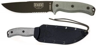 ESEE Knives ESEE-6S-CP-B Fixed Blade Knife w/ Black Sheath (6.5" Serra