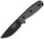ESEE Knives ESEE-3PM-MB Modified Fixed Blade Knife (3.88" Black Plain)