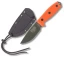 ESEE Knives ESEE-3P-MB-OD Fixed Blade Knife w/ Orange G-10 Handle (3.8