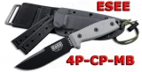 RAT Cutlery RC-4 Plain Edge Black Blade Fixed Blade Knife