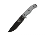 RAT Cutlery RC-6 Plain Edge Fixed Blade Knife with Black Sheath
