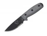 RAT Cutlery RC3SM Serrated Black Blade w/ Rounded Pommel