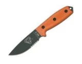 RAT Cutlery Serrated OD Green Blade w/ G10 Orange Handle