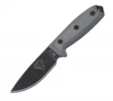 ESEE Plain Edge Fixed Blade Knife with Micarta Handle - No Sheath