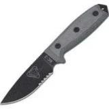 ESEE Serrated Fixed Blade Knife with Micarta Handle - No Sheath