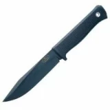 Fallkniven Knives S1BL Forest Fixed Blade Knife, Leather Sheath