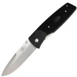 Fallkniven Knives PXLWH Grilon Handle Plain Edge Blade Pocket Knife