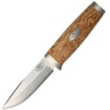 Fallkniven Knives SK3L, Curly Birch Handle, Plain, Leather Sheath