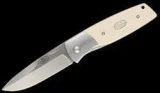 Fallkniven Knives PXL Ivory Micarta Handle Nail Notch