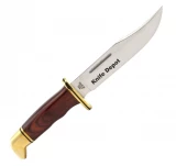 Engraved Buck Special Fixed Blade Knife With Cocobolo Handle