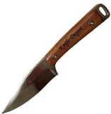 Parker River Captain Fixed Blade Knife With Personalized Light Rosewoo