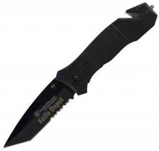 Engraved Smith & Wesson SWFR2S Extreme Ops Tanto Pocket Knife