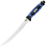 SOG BladeLight Fillet Knife, 7.5" Blade, Blue Nylon Handles, Light - BLT32K-CP