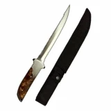 KRA Knives Ouachita 3-in-1 Straight Blade Fillet Knife with Sheath