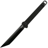 Kershaw Dune Neck Knife, 3.8" 3Cr13 Steel Tanto Blade, Black Handle -