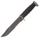 KA-BAR D2 Extreme Fighting/Utility Knife, 7" Blade, Kraton G Handle - 1281