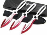 Holy Terror Perfect Point Throwing Knife Set - Red