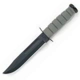 Ka-bar Knives Tactical/Utility PlainEdge Knife with Foliage Green Kraton Handle