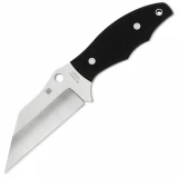 Spyderco Ronin 2, 4.08" CTS BD1 Wharncliffe Fixed Blade, Black G10 Handle - FB09GP2