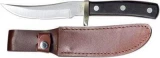 Schrade Old Timer 160OT Mountain Lion Fixed Blade Knife with Leather S