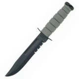 Ka-bar Knives Tactical/Utility ComboEdge Knife with Foliage Green Kraton Handle