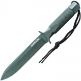 Schrade SCHF1 Extreme Survival Knife with Grey Metal and Tool Bit Kit in Handle