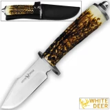 White Deer Apprentice 2 9.75in Knife 440 Stainless Steel Sim-Stag Hand